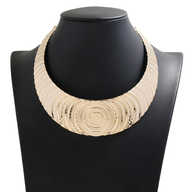 Rock Street Style Big Collier Statement Necklace Punk Collar Choker Jewelry