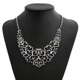 Vintage Flower Choker Necklace for Women Boho Statement Jewelry