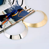 Punk Glossy Collar Choker Statement Necklace Women Necklaces