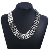 Rock Street Hollow Statement Choker Necklace Women