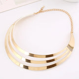 Rock Street Metal Punk Choker Necklace Women Collar Statement Style