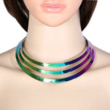Rock Street Metal Punk Choker Necklace Women Collar Statement Style