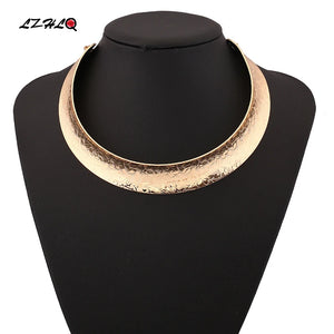 Vintage Bohemian Chocker Necklace Round Statement Collar Gothic Punk Jewelry