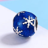 925 Sterling Silver Snowflake Charms for Bracelet