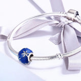925 Sterling Silver Snowflake Charms for Bracelet