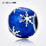 925 Sterling Silver Snowflake Charms for Bracelet