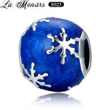 925 Sterling Silver Snowflake Charms for Bracelet