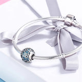 Silver 925 Round Beads Charms for Jewelry Making Women Gift
