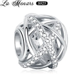 925 Silver CZ Cross Charms for Bracelets & Necklaces DIY Jewelry