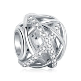 925 Silver CZ Cross Charms for Bracelets & Necklaces DIY Jewelry