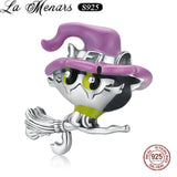 Cartoon Animal Charm 925 Sterling Silver Bracelet Jewelry Making
