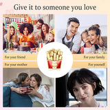 Fries Metal Beads Silver Charm for Bracelet DIY Jewelry