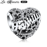 Family Bead Love Charm for Bracelet Making