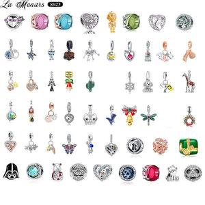 925 Silver Animal Skeleton Pendant for Bracelet Making