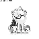 925 Silver Animal Skeleton Pendant for Bracelet Making