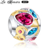 925 Silver DIY CZ Charm Jewelry Making Gift