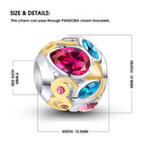 925 Silver DIY CZ Charm Jewelry Making Gift