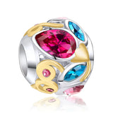 925 Silver DIY CZ Charm Jewelry Making Gift