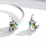Charms Boots Wizard Hat Bead Halloween S925 Bracelet Diy Charm Holiday Gift