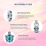 925 Sterling Silver Sky Turtle Charms for Jewelry Making
