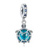 925 Sterling Silver Sky Turtle Charms for Jewelry Making
