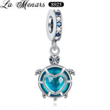 925 Sterling Silver Sky Turtle Charms for Jewelry Making