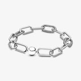 Silver Plated Bracelet Chain Round Clasp for Jewelry Making
