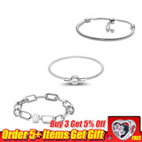 Silver Plated Bracelet Chain Round Clasp for Jewelry Making