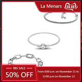 Innovative Bracelet Chains Round Clasp Silver Plating Women Jewelry DIY