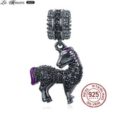 925 Silver Jack Skull Flower Dragon Heart Charm for Jewelry
