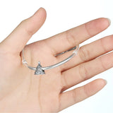 Christmas Tree Charm 925 Sterling Silver Sparkling Crystal Beads Bracelet