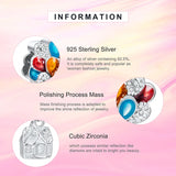 925 Silver Balloon House Charms Bead for Bracelet