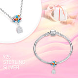 925 Silver Balloon House Charms Bead for Bracelet