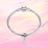 925 Silver Balloon House Charms Bead for Bracelet