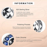 Star Moon Charms Sterling Silver Bead for Bracelet DIY Making