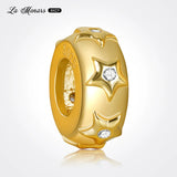 925 Silver Bracelet with Zircon Stars
