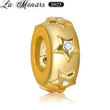 925 Silver Bracelet with Zircon Stars