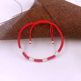 Red Thread 925 Sterling Silver Bracelet Women Rope Red Thread Bracelets