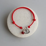 Tiger Red Thread 925 Silver Bracelet Women Rope Red Thread Bracelet