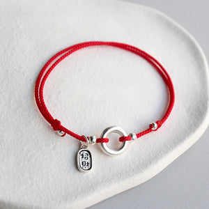 Red Thread Silver 990 Bracelet Women Rope Red Thread Bracelets For Women