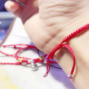 Silver Bead Thread For Hand 990 Sterling Silver Bracelet String Rope Women