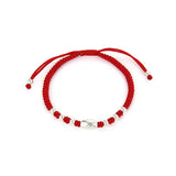 Silver Bead Thread For Hand 990 Sterling Silver Bracelet String Rope Women