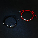 Silver Bead Thread For Hand 990 Sterling Silver Bracelet String Rope Women
