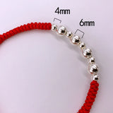 Silver Bead Thread For Hand 990 Sterling Silver Bracelet String