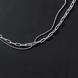 Retro Layer Bracelets Silver 925 Fine Jewelry Women's Bracelet