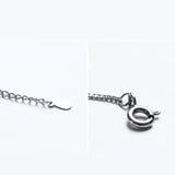 15+3cm Fine Silver 925 Bracelet for Women Chain Minimalist Sterling
