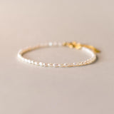 Irregular Pearl Bracelet 925 Sterling Silver Women's Bracelet