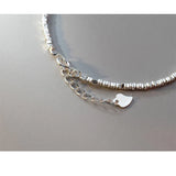 925 Sterling Silver Women's Bracelet - Stylish Irregular Design