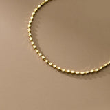 925 Silver Women's Bracelet Geometry Minimalist Bead Sterling 925
