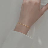 925 Silver Snake Chain Bracelet for Women